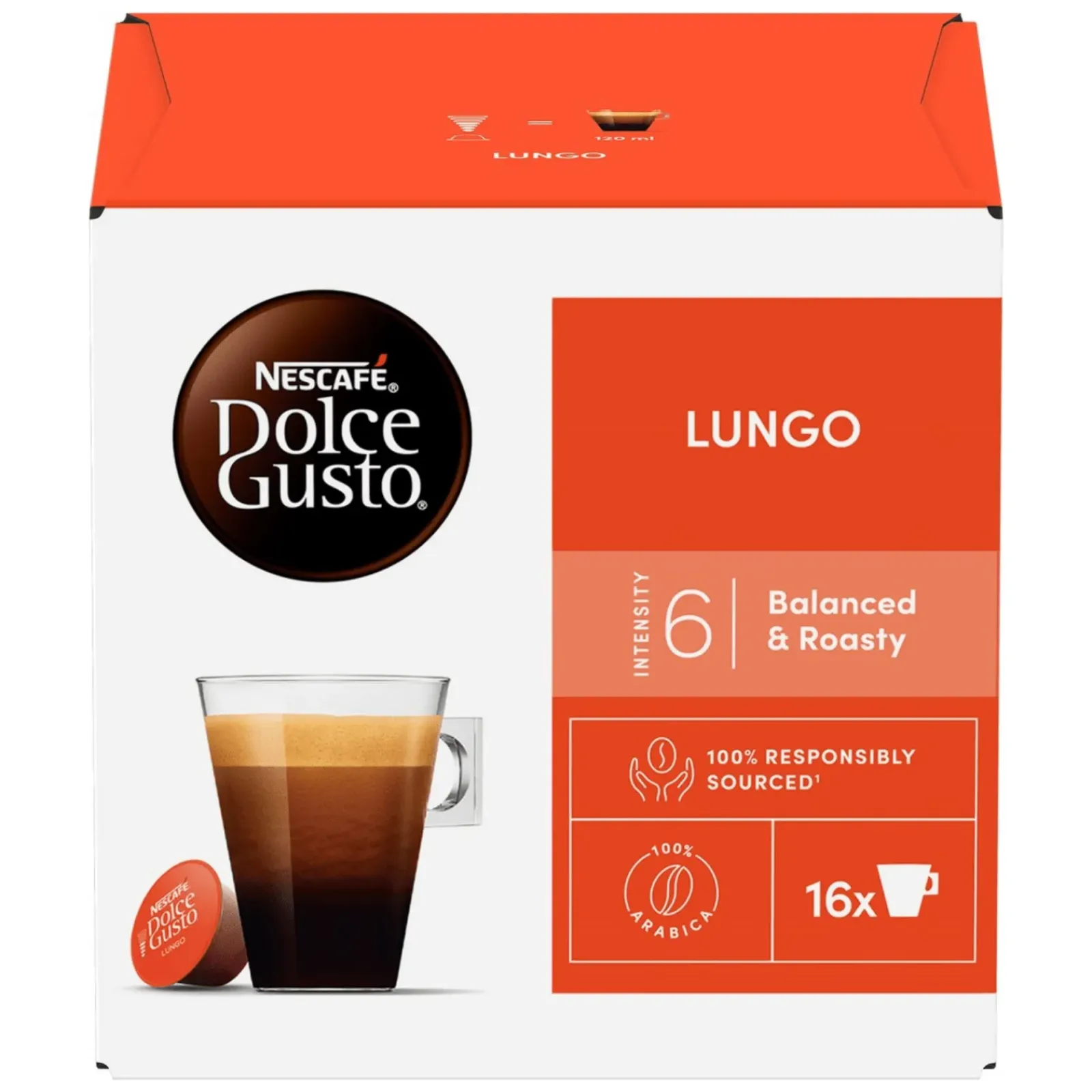 Nescafe Dolce Gusto Lungo (3x 16 cups) Clearance