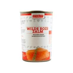 Nestor Fancy Wilde Roze Zalm Blik (425gr) Clearance