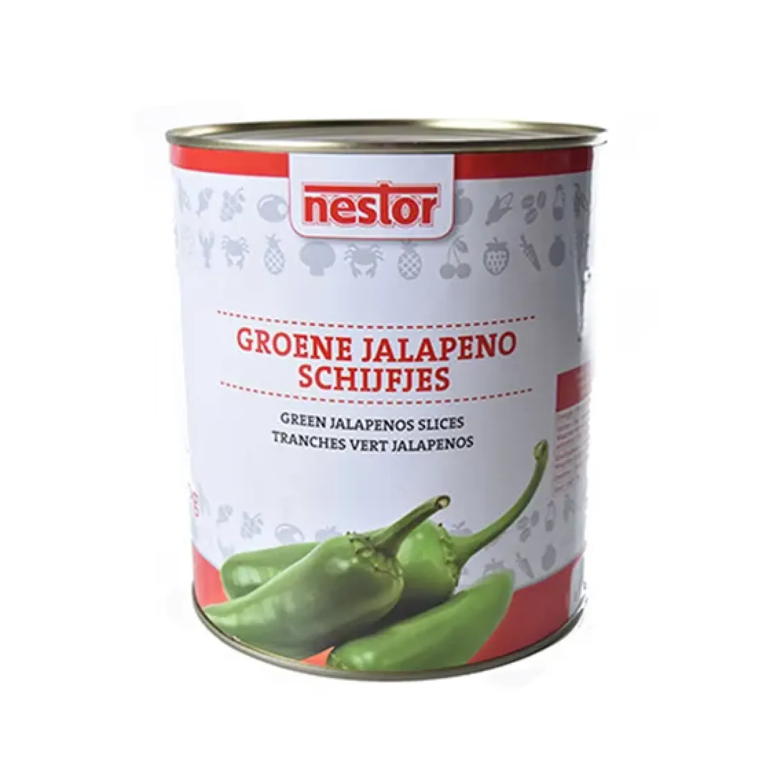 Nestor Groene Jalapeno Schijfjes (3 liter) Discount