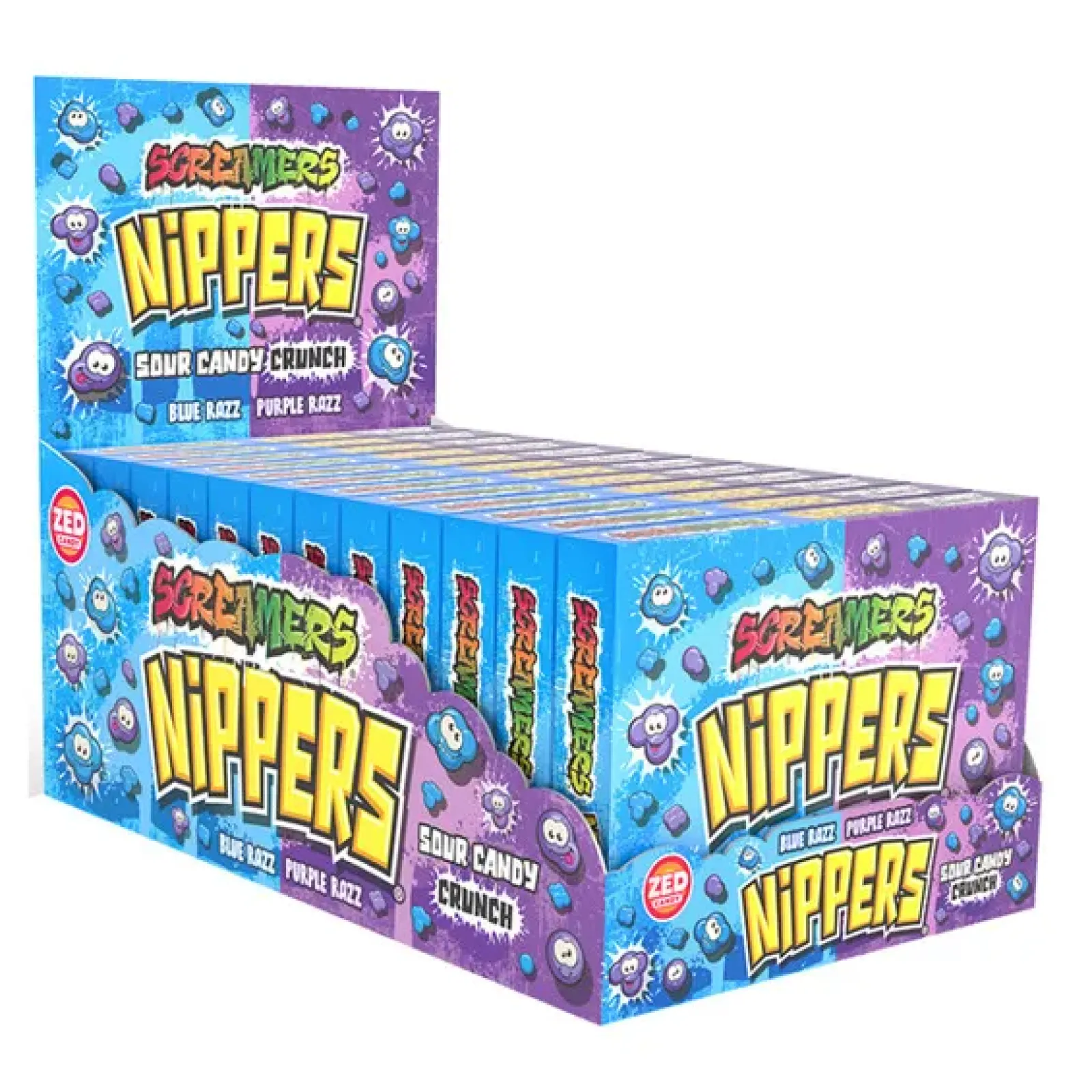 Zed Candy Nippers blue & purple pocket (16 stuks) Outlet