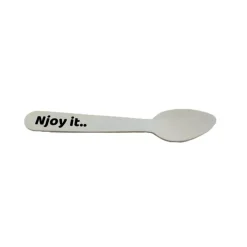 NJOY ijslepeltjes hout bio 14 cm (100 stuks)