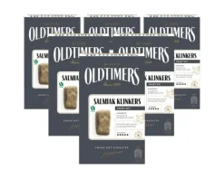 Oldtimers Salmiak Klinkers Zwart-Wit (6x 185gr) Sale
