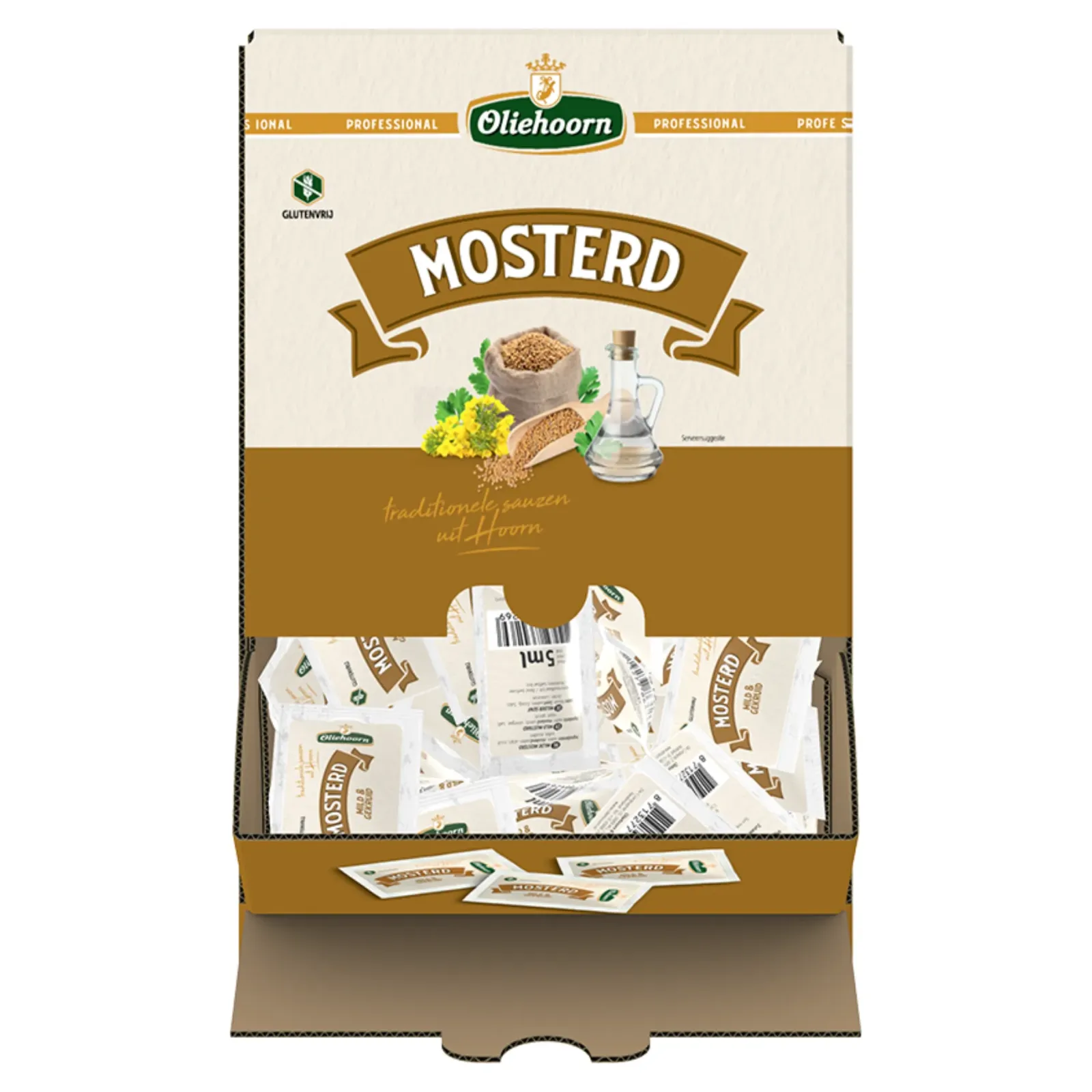 Oliehoorn Mosterd Sachets (450x 5ml) Outlet