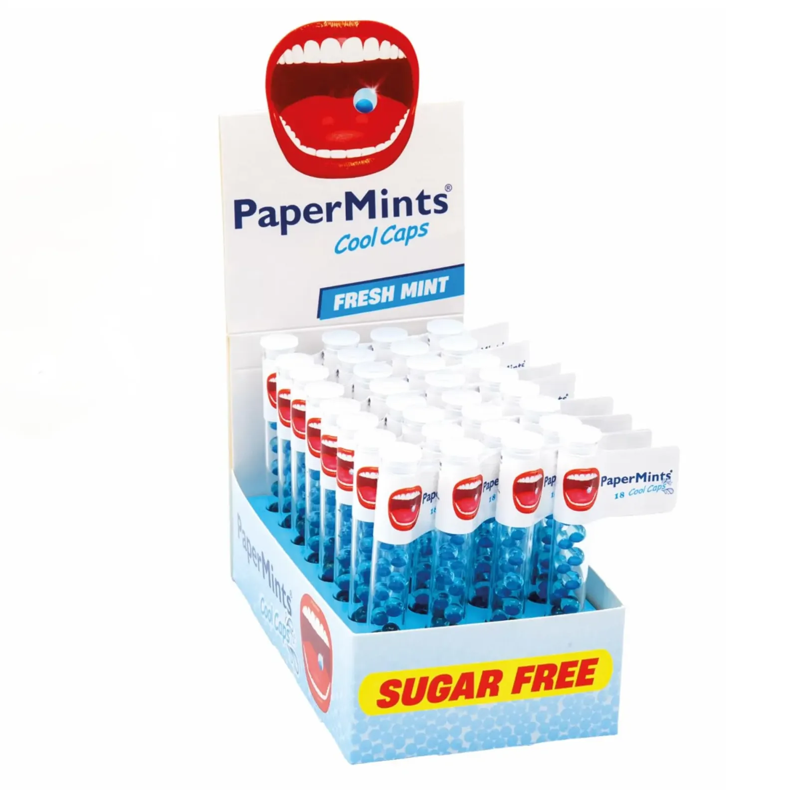 Papermints Cool Caps Fresh Mint (32x 18 stuks) New