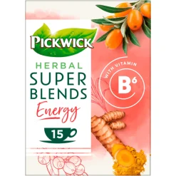 Pickwick Super Blends Energy 1,5gr (4x 15 stuks) New