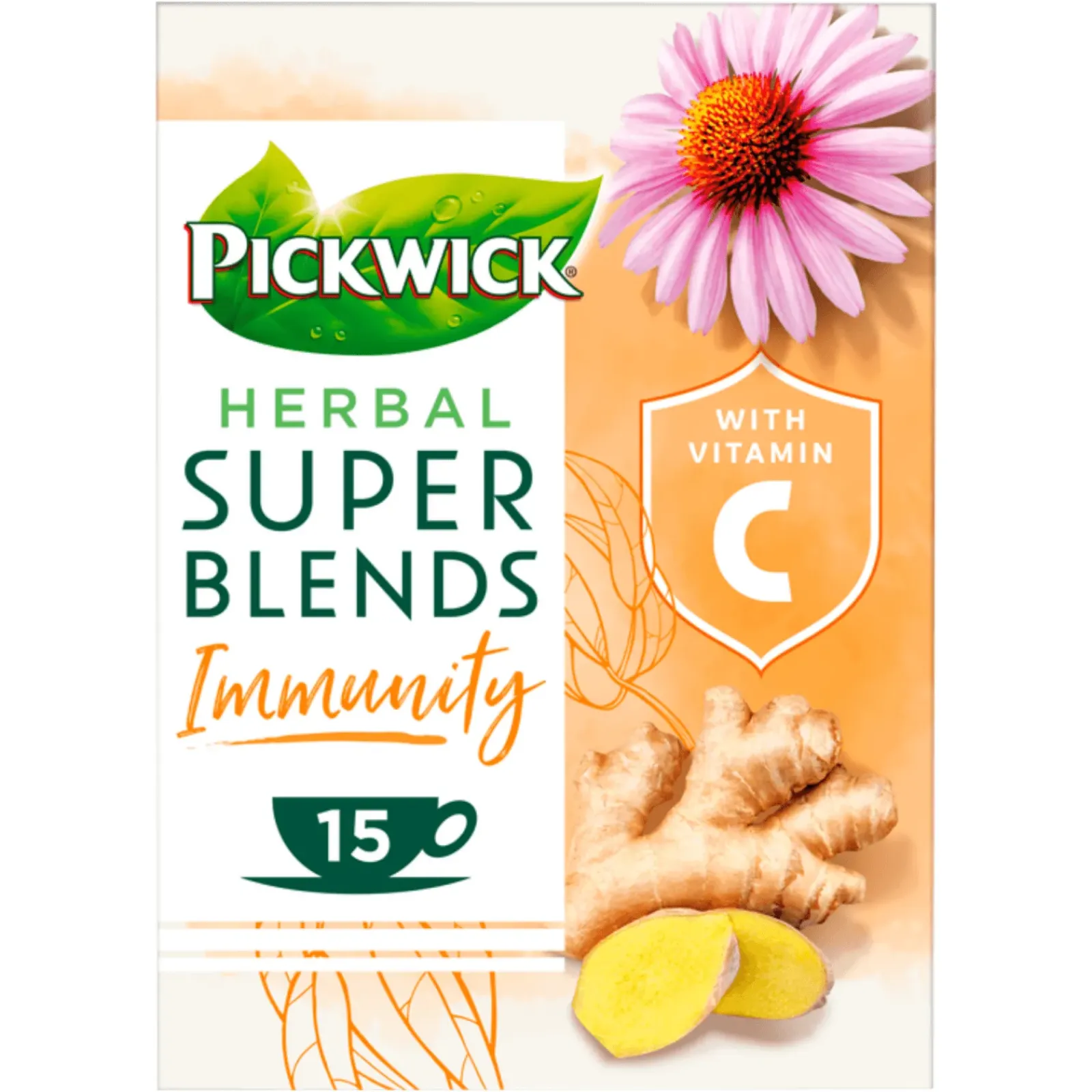 Pickwick Super Blends Immunity 1,5gr (4x 15 stuks) Sale