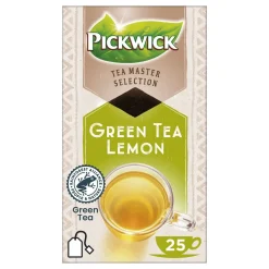 Pickwick Tea Master Selection Green Tea Lemon (4×25 stuks) Hot