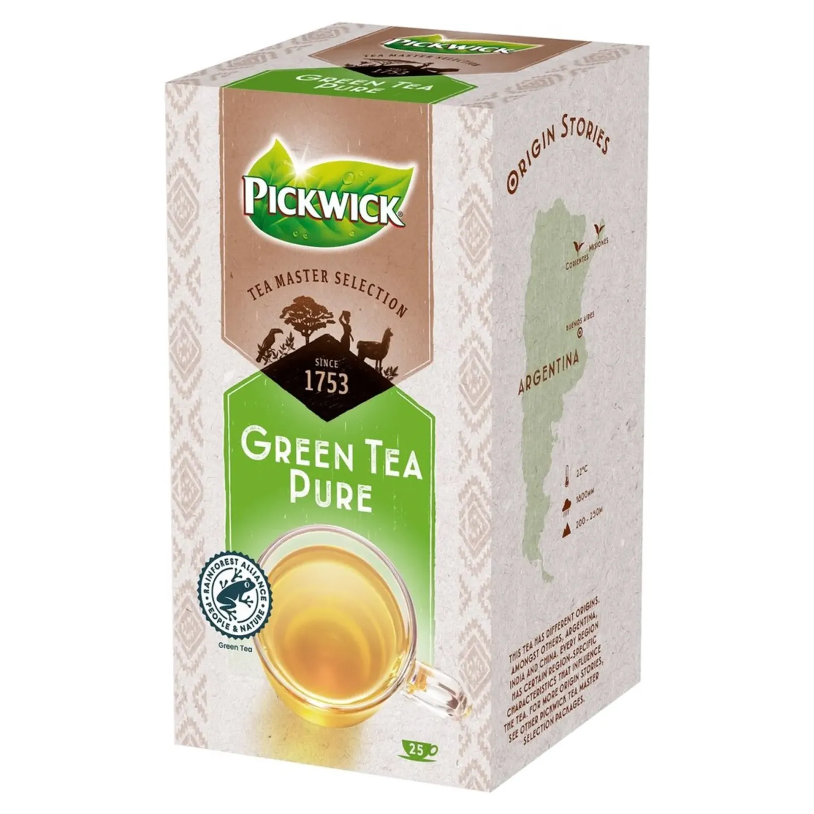 Pickwick Tea Master Selection Green Tea Pure (4×25 stuks) Best