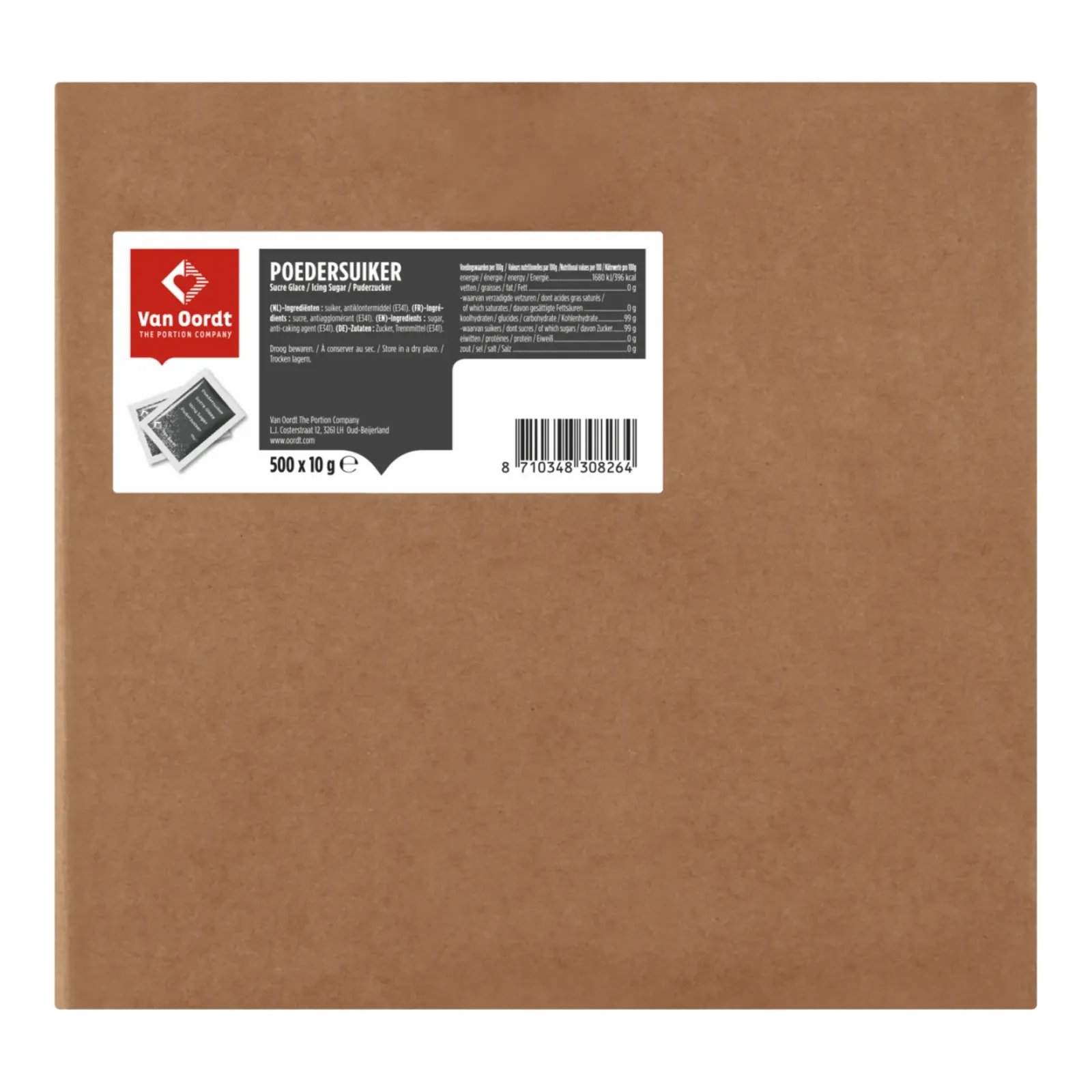 Van Oordt Poedersuiker Sachets (500x 10gr) Online
