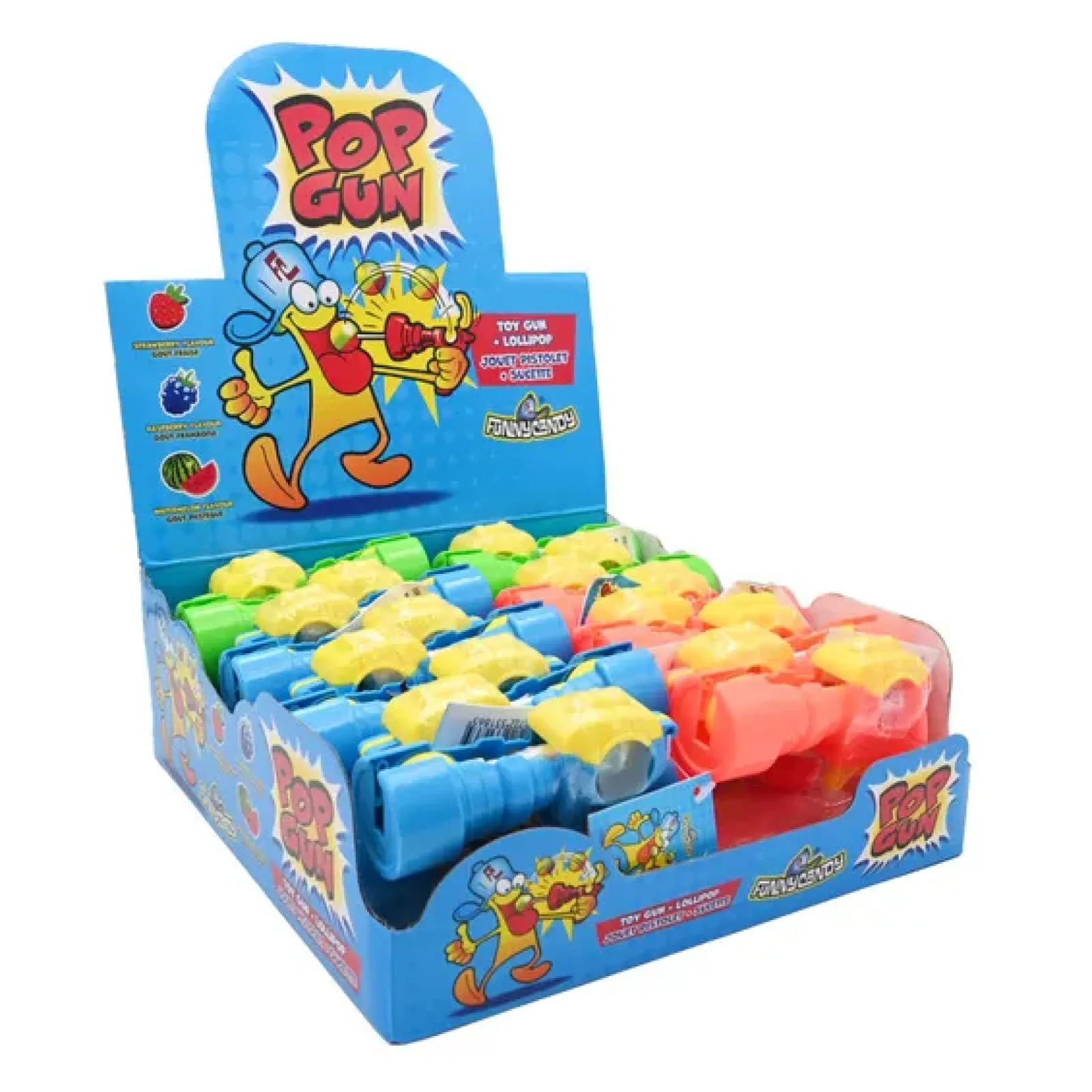 Funny Candy Pop gun (16 stuks) Discount