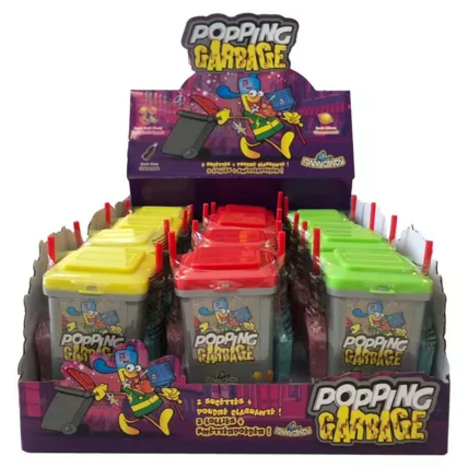 Funny Candy Popping Garbage (12x 40gr) Clearance
