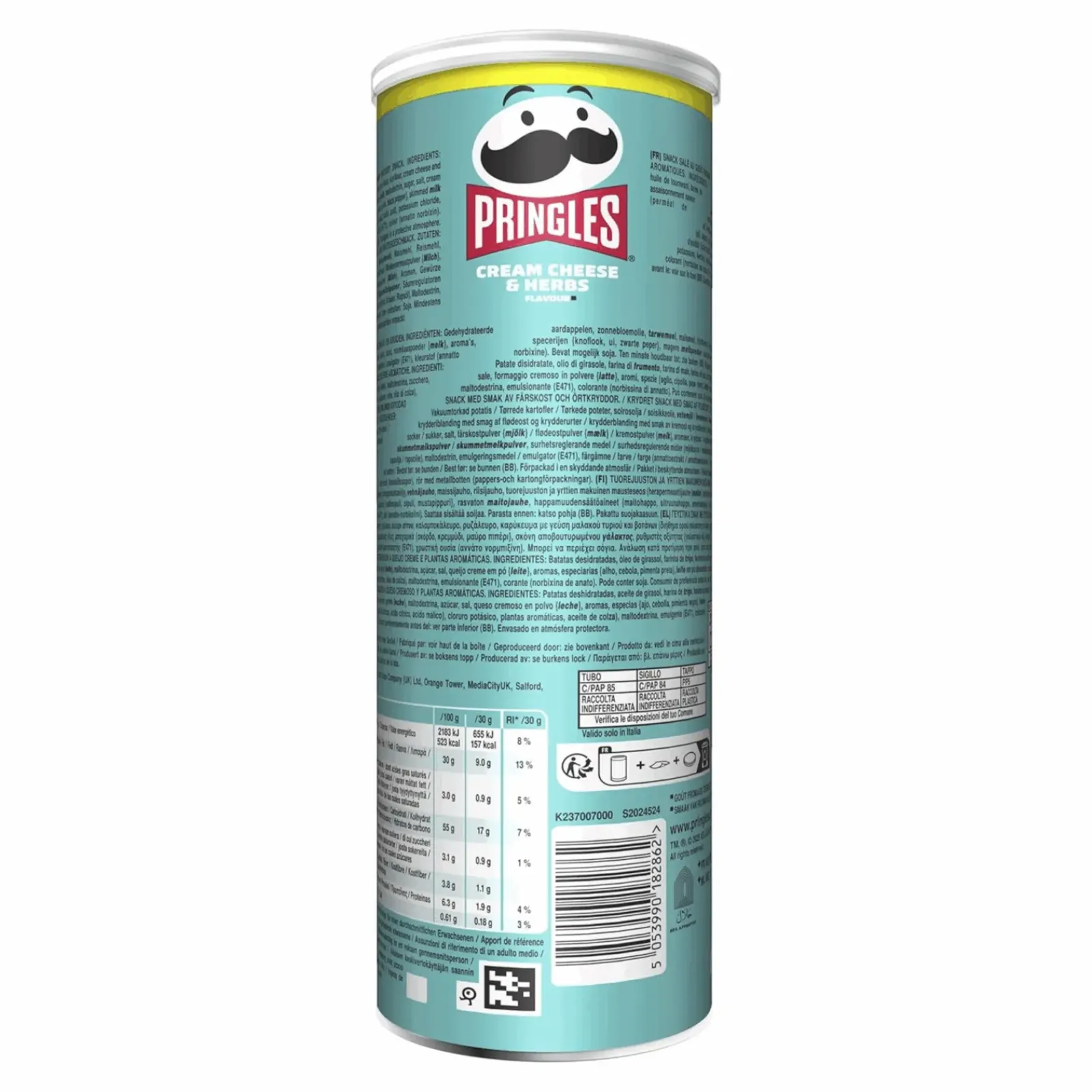 Pringles Cream Cheese & Herbs (19x 165g) Best