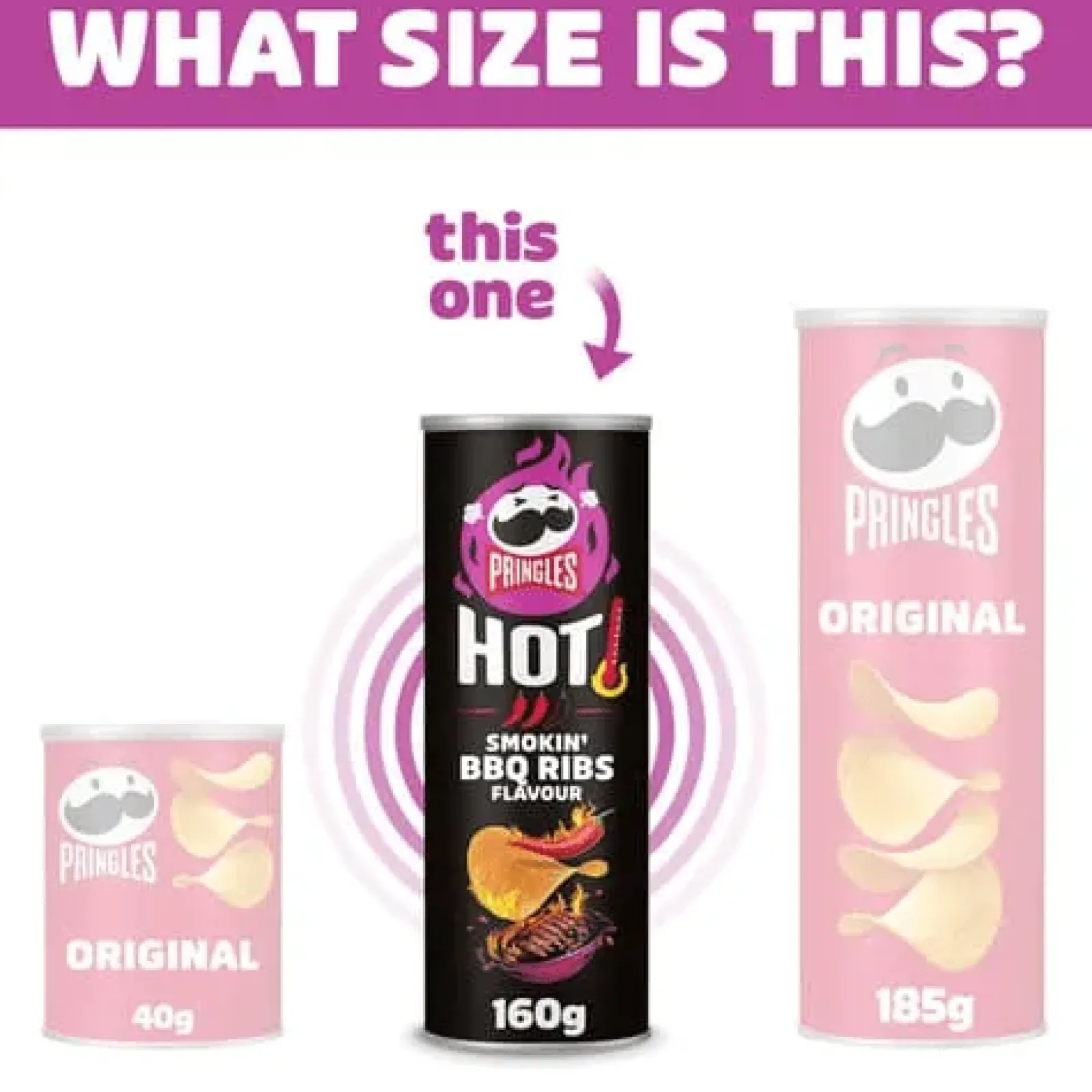 Pringles Hot Smokin’ BBQ Ribs (6x 160gr) Online