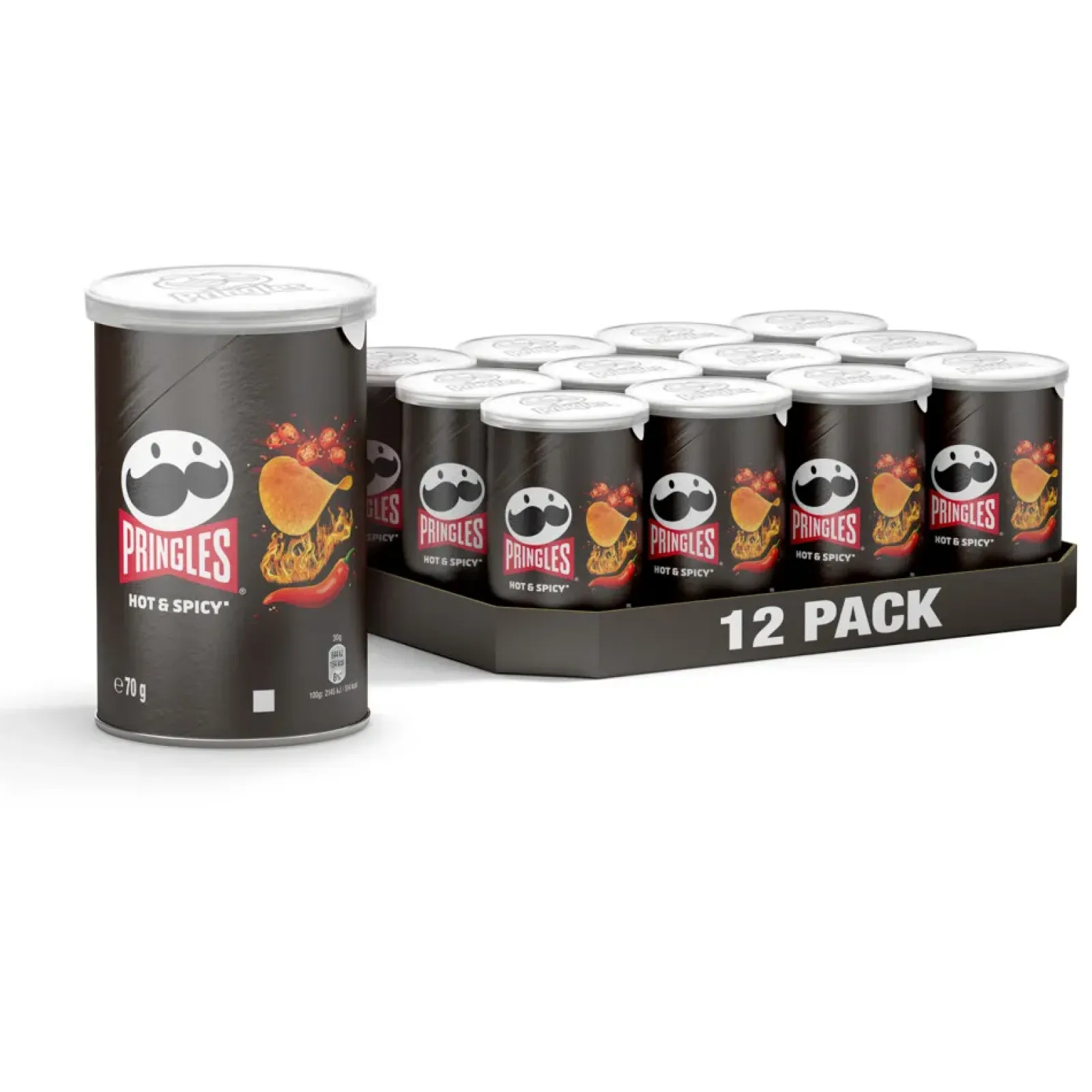Pringles Hot & Spicy (12x 70gr) Sale