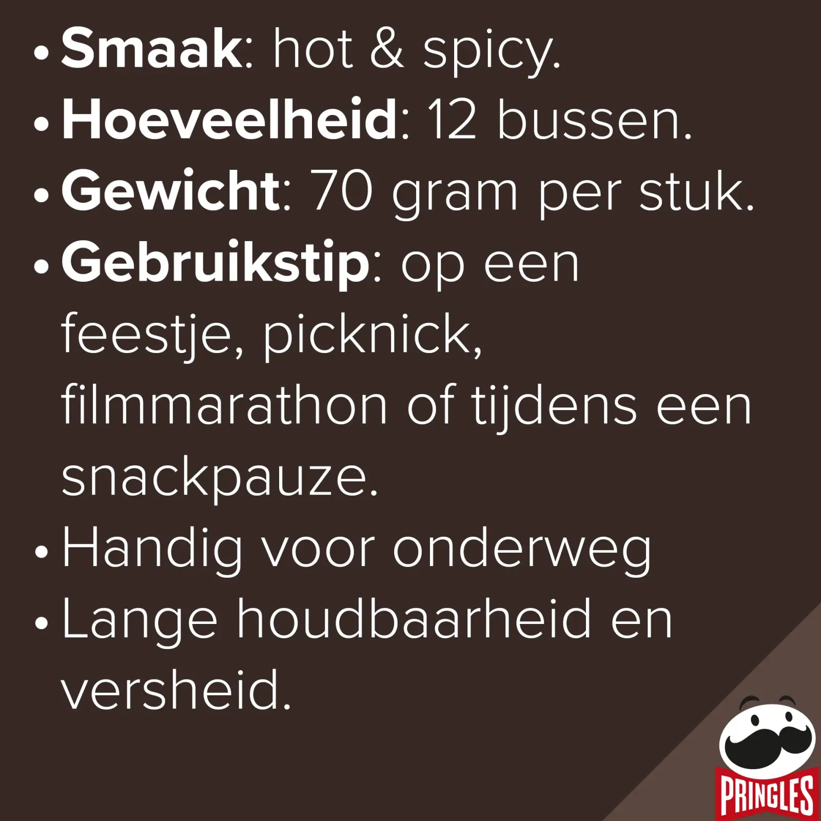 Pringles Hot & Spicy (12x 70gr) Sale