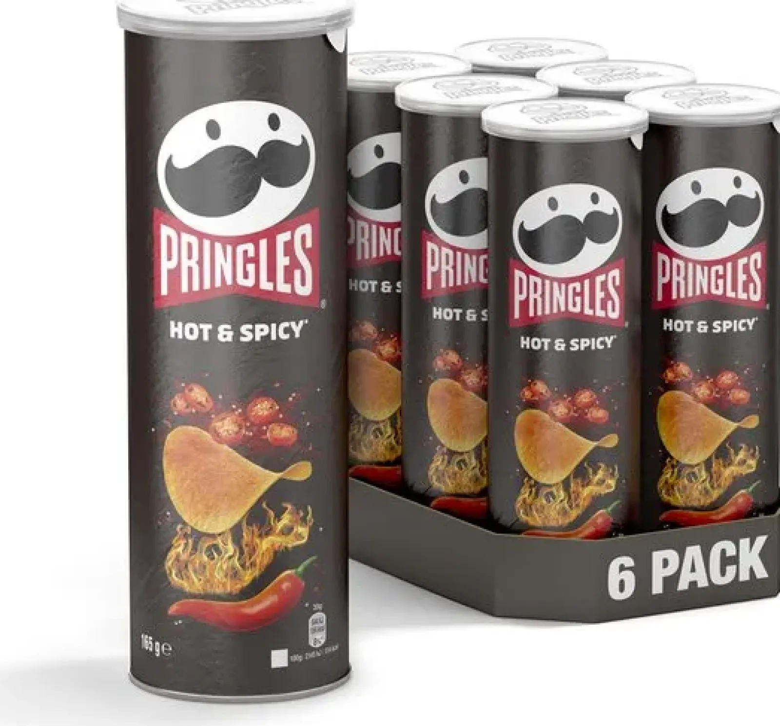 Pringles Hot & Spicy (19x 165gr) Hot