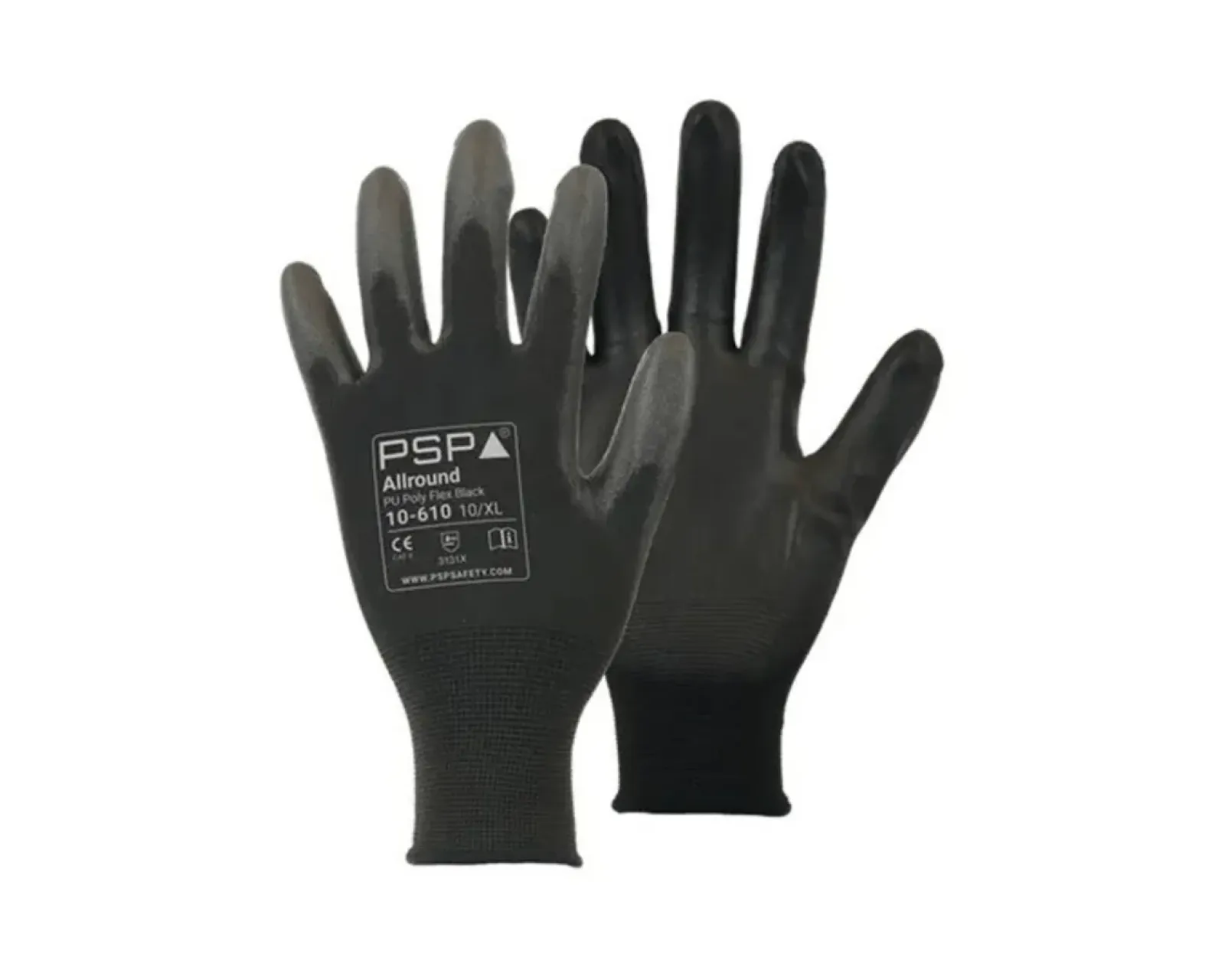 PSP 10-610 PU Zwart Werkhandschoen Maat 9/L (12 paar) Outlet