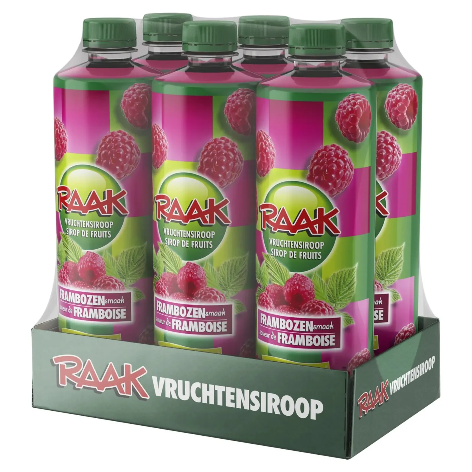 Raak Vruchtensiroop Framboos (6x 750ml) Best