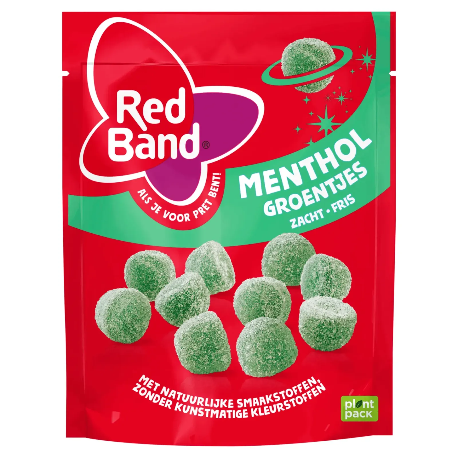 Red Band Menthol Groentjes zak (10x 230gr) Hot
