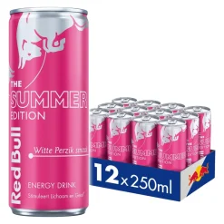 Red Bull Summer Witte Perzik Blik (12x 250ml) Hot