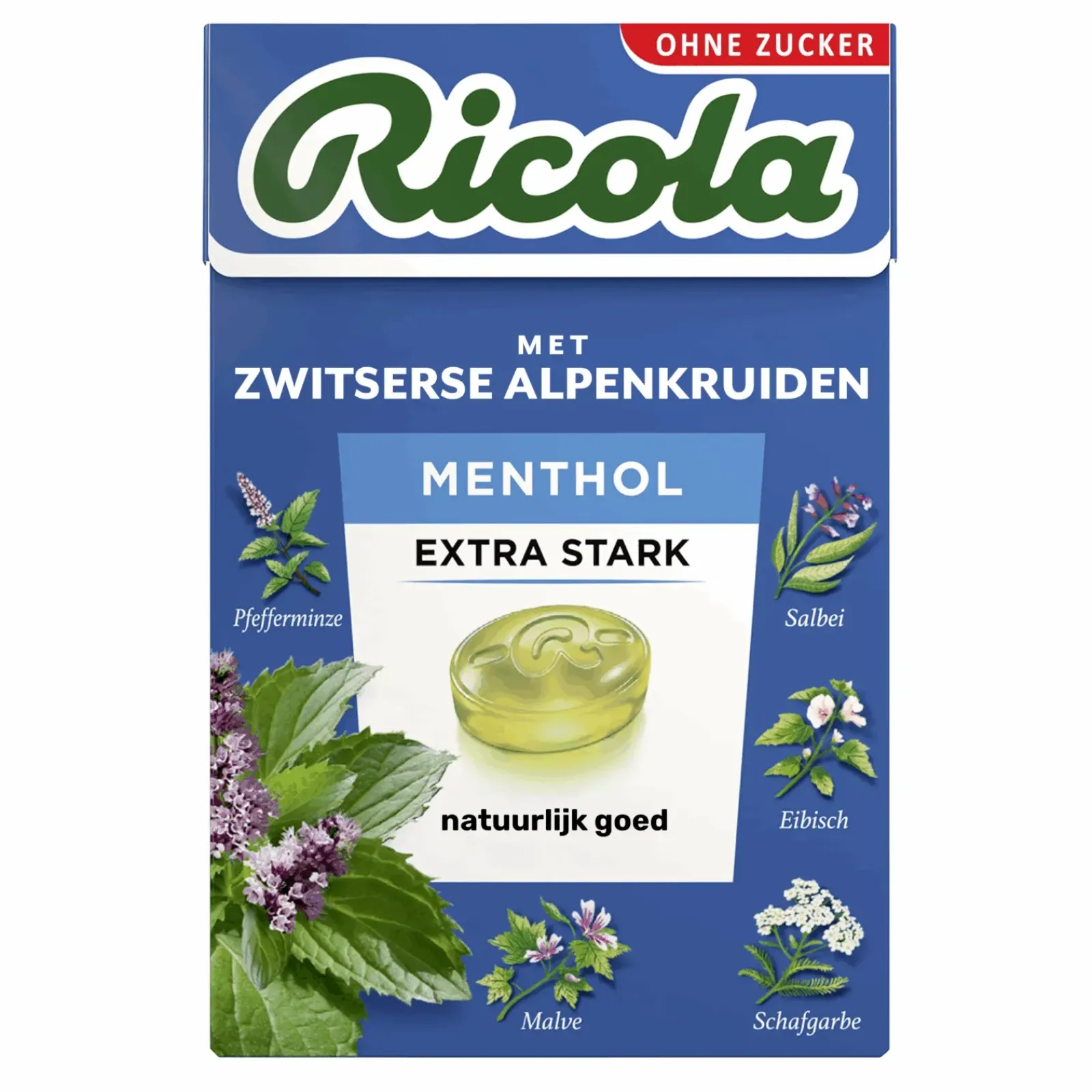 Ricola Menthol Extra Strong sv Doosje (20x 50gr) Sale
