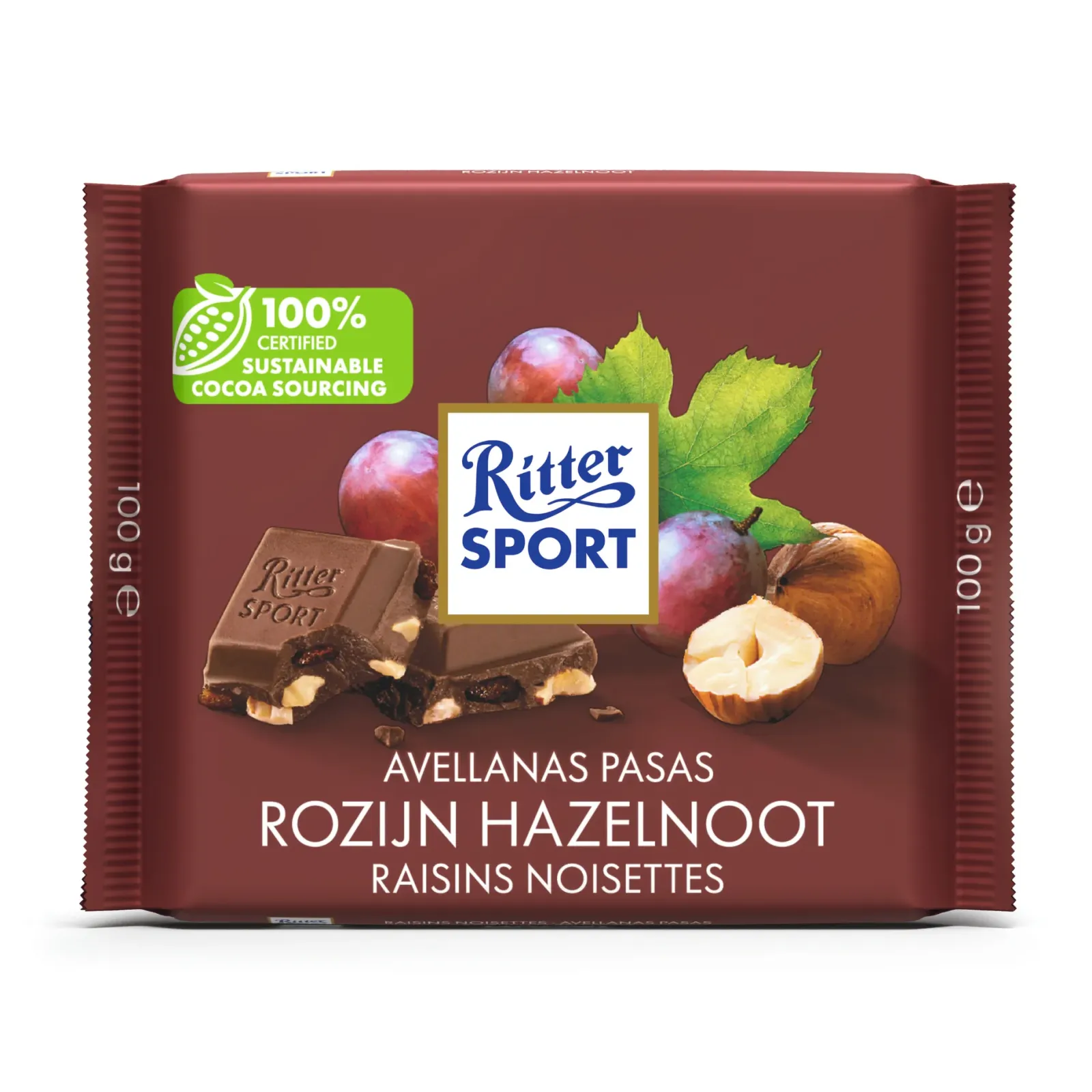 Ritter Sport Rozijn Hazelnoot (12x 100gr) Sale