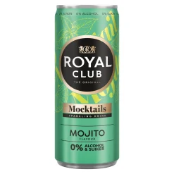 Royal Club Mocktails Mojito 0% blik (12x 25cl) Discount