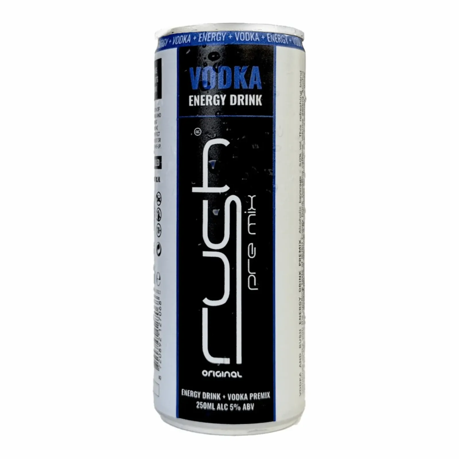Rush Vodka Energy Drink blik (12x 250ml) Hot