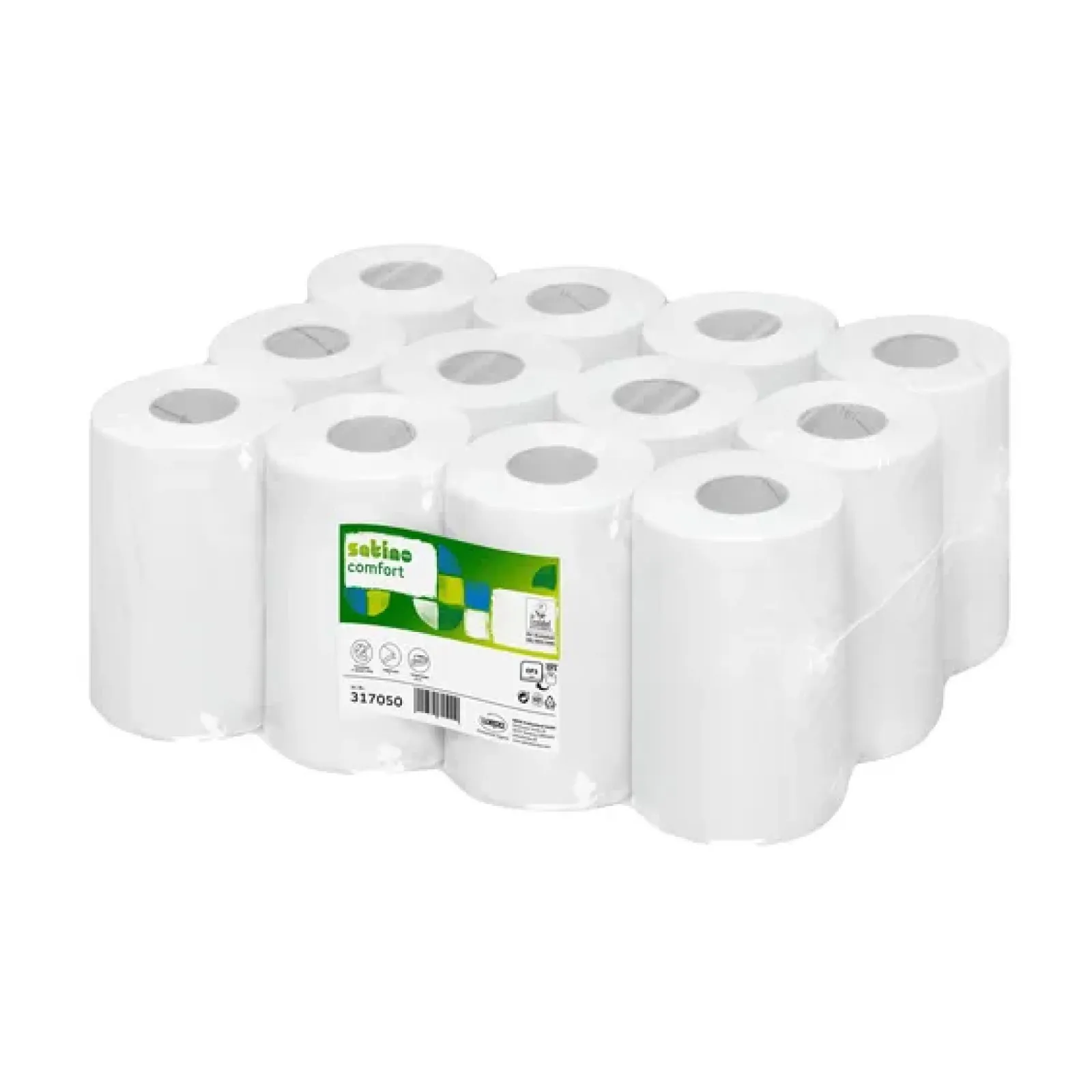 Satino CF1 poetsrol mini 1lgs (12x 120m) New