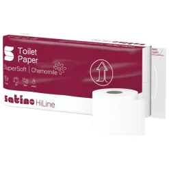 Satino HiLine Kamille Toiletpapier Kleinrollen 3-laags (8×150 vel)