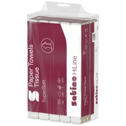 Satino HiLine 2-laags papieren handdoekjes 24 x 23 cm (4000 stuks) New