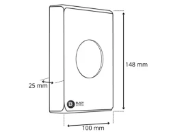Satino Hygiënezakjes Dispenser Wit (100x25x135 mm) New