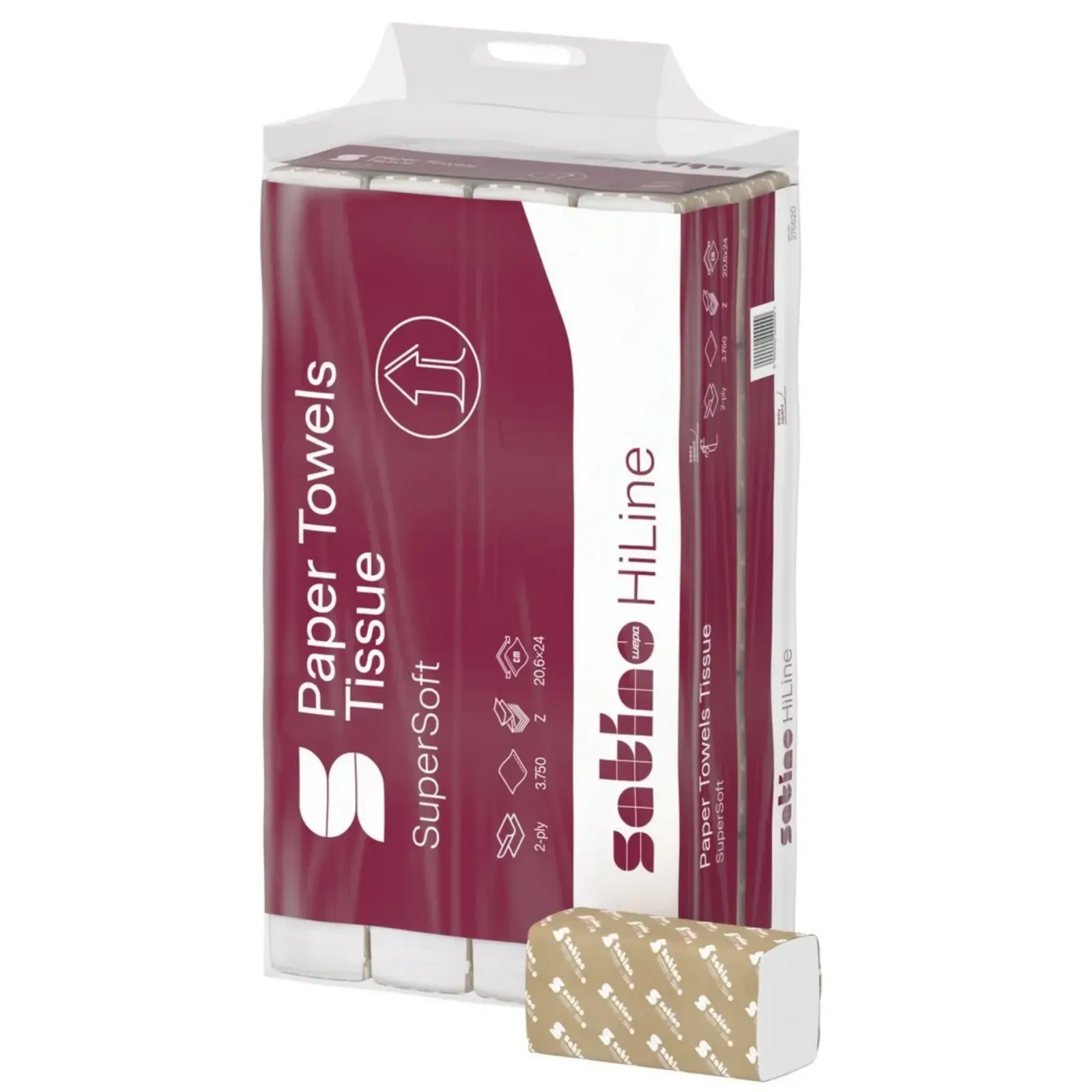 Satino Prestige Handdoek Z-vouw tissue 2-laags 20.6 (3750 stuks) New