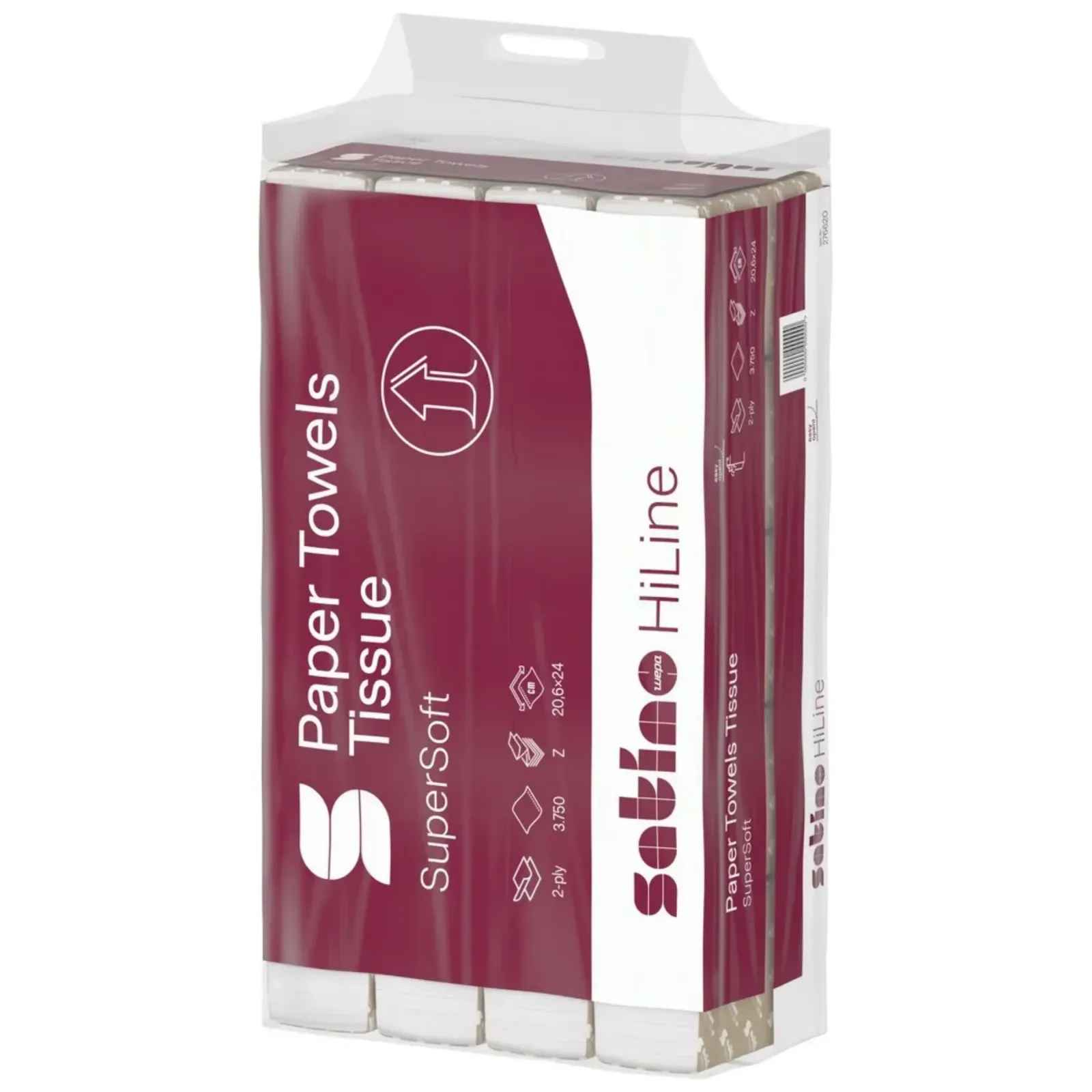Satino Prestige Handdoek Z-vouw tissue 2-laags 20.6 (3750 stuks) New