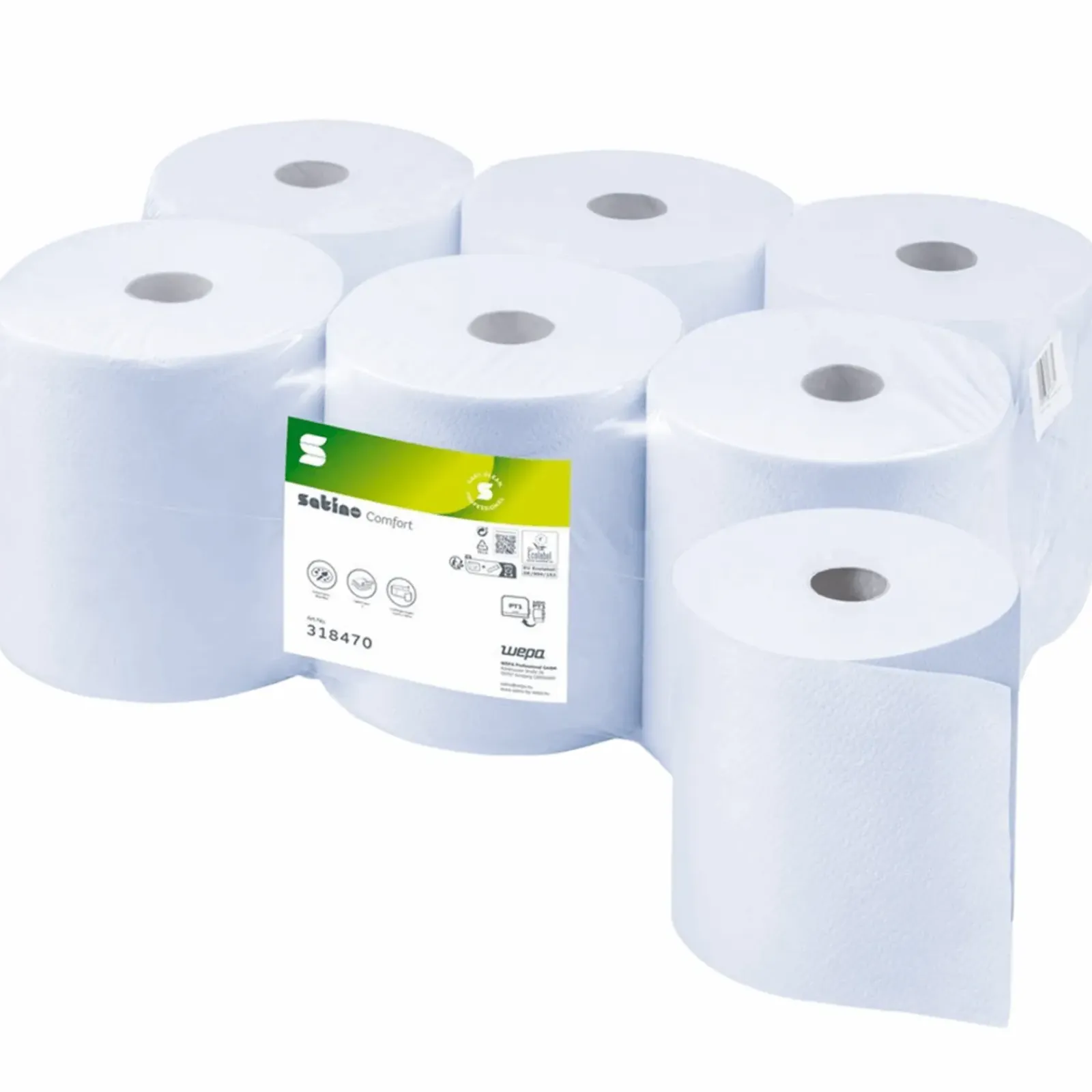 Satino SYS1 GreenGrow Handdoekrol 2-laags 175 meter (6 stuks) Online