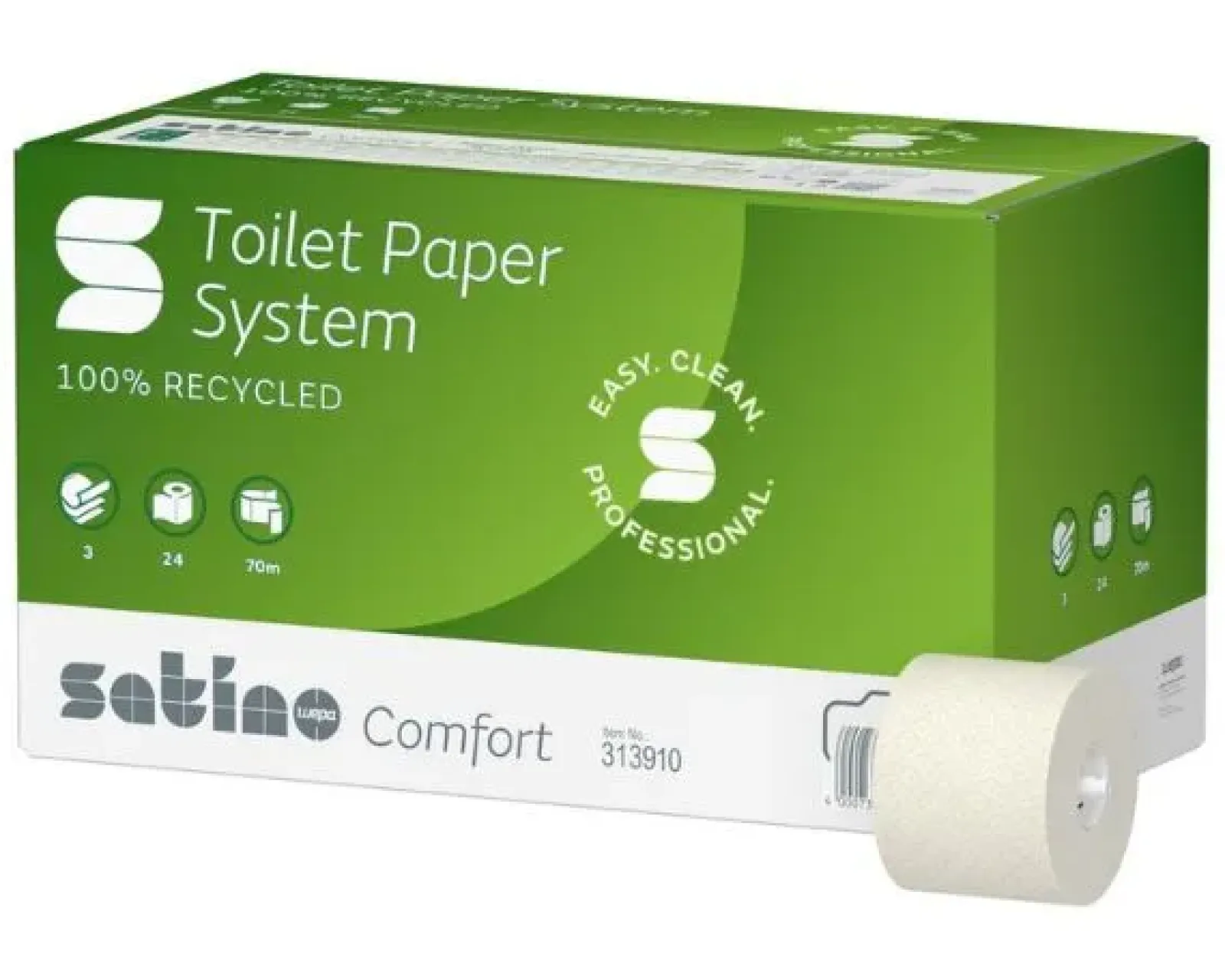 Satino Toiletpapier JT3 Systeemrol 3-laags (24x70m) Outlet