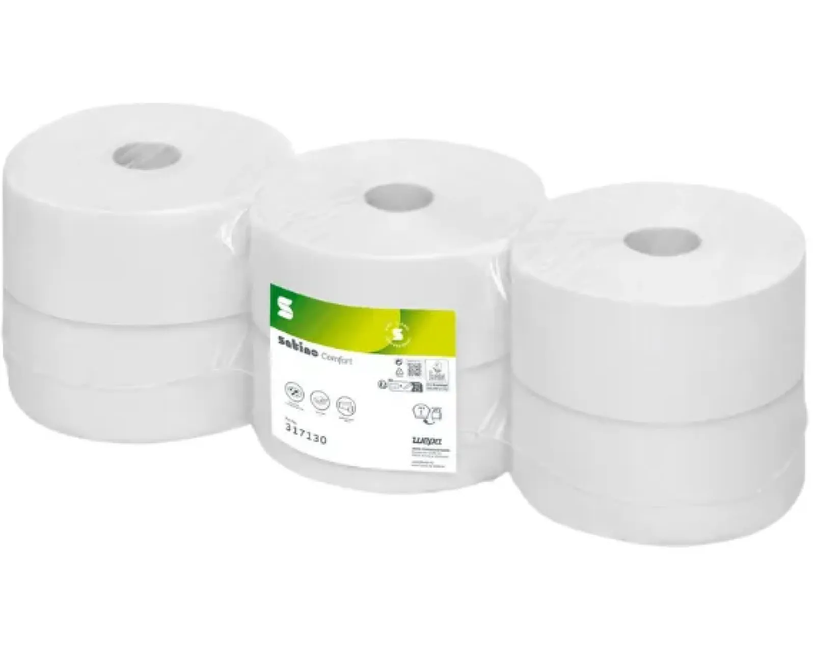 Satino Toiletpapier Maxi Jumbo 2-laags (6x380m) Clearance