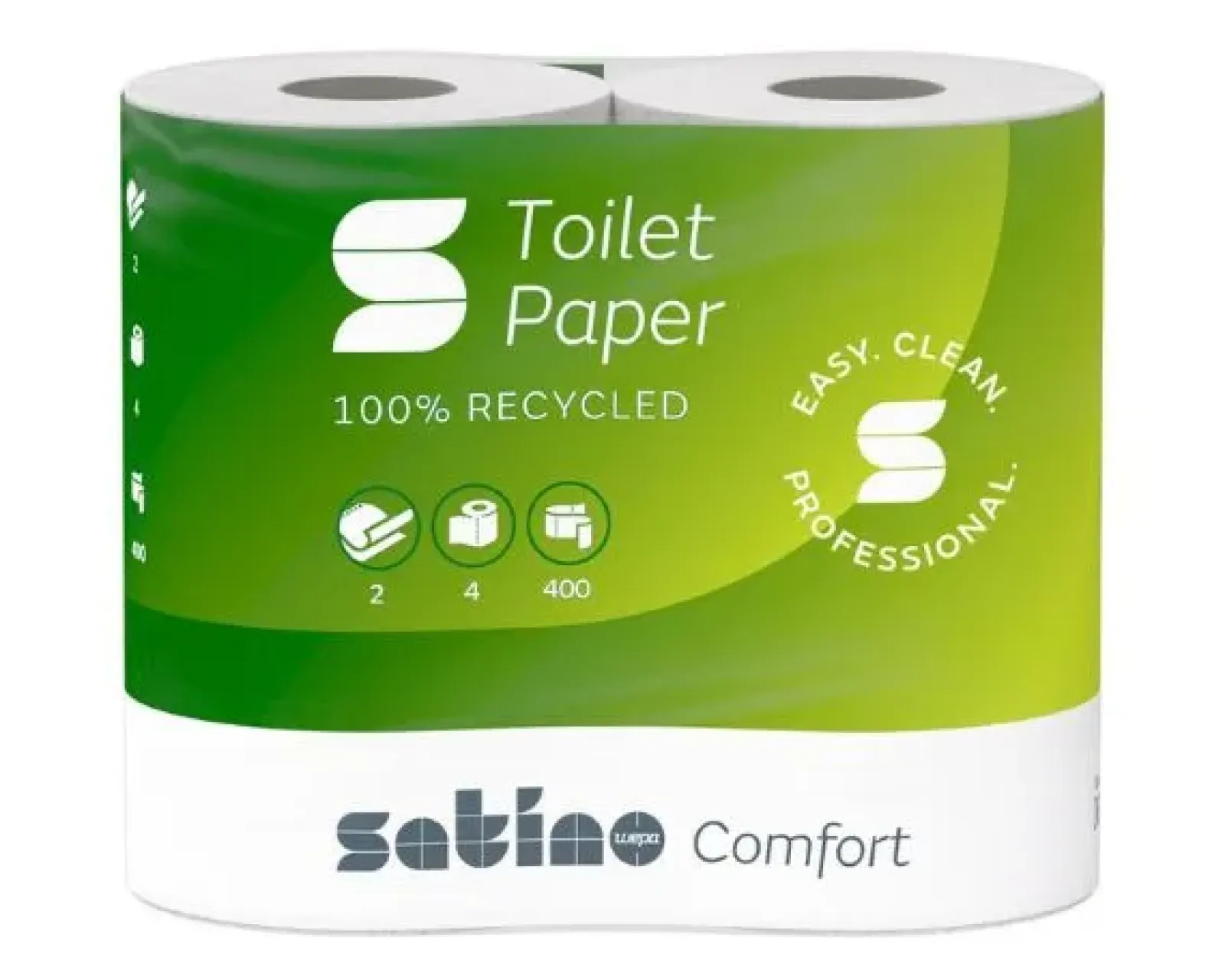 Satino Toiletpapier Recycled 2-laags 400 vel (40x 400 vel) Online
