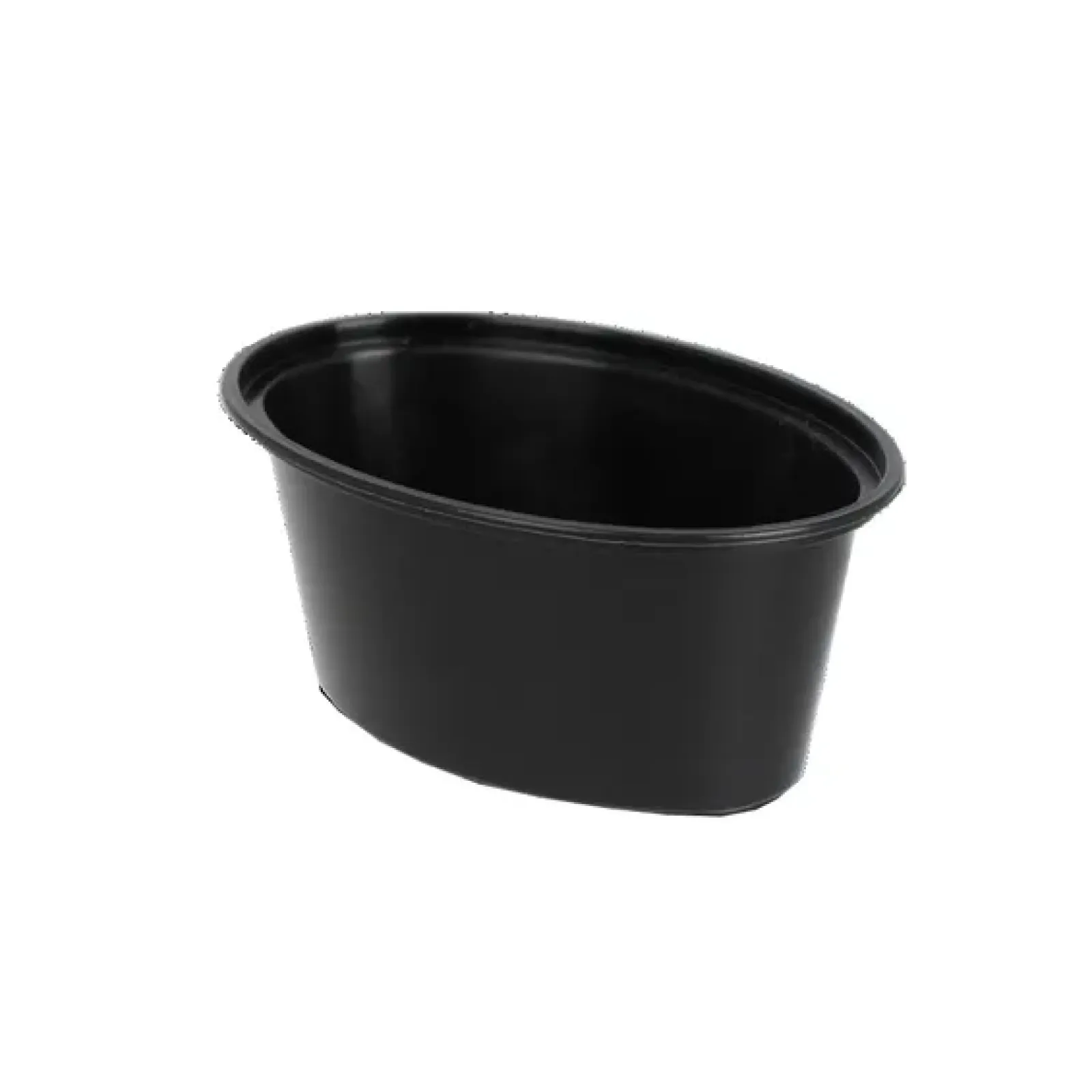Sausbakje Ovaal Zwart 88 mm (50x 75ml) Sale