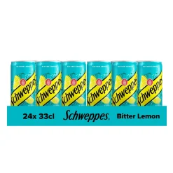 Schweppes Bitter Lemon Blik (24x 33cl) Discount