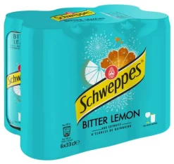 Schweppes Bitter Lemon Blik (24x 33cl) Discount