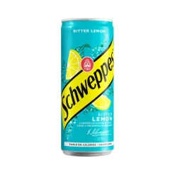 Schweppes Bitter Lemon Blik (24x 33cl) Discount