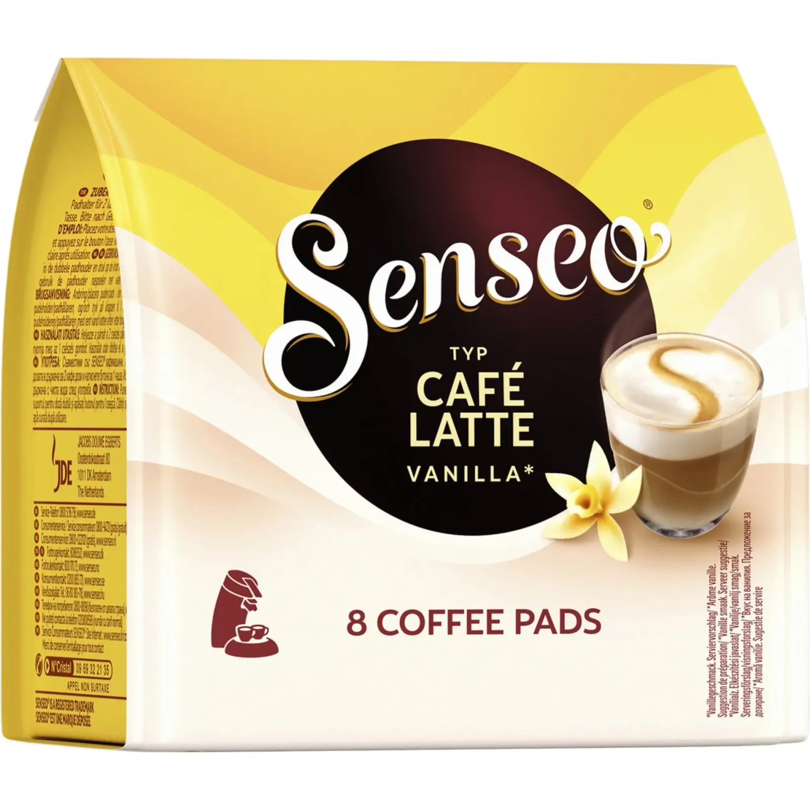 Senseo Cafe Latte Vanille (4x 8-pads) Hot
