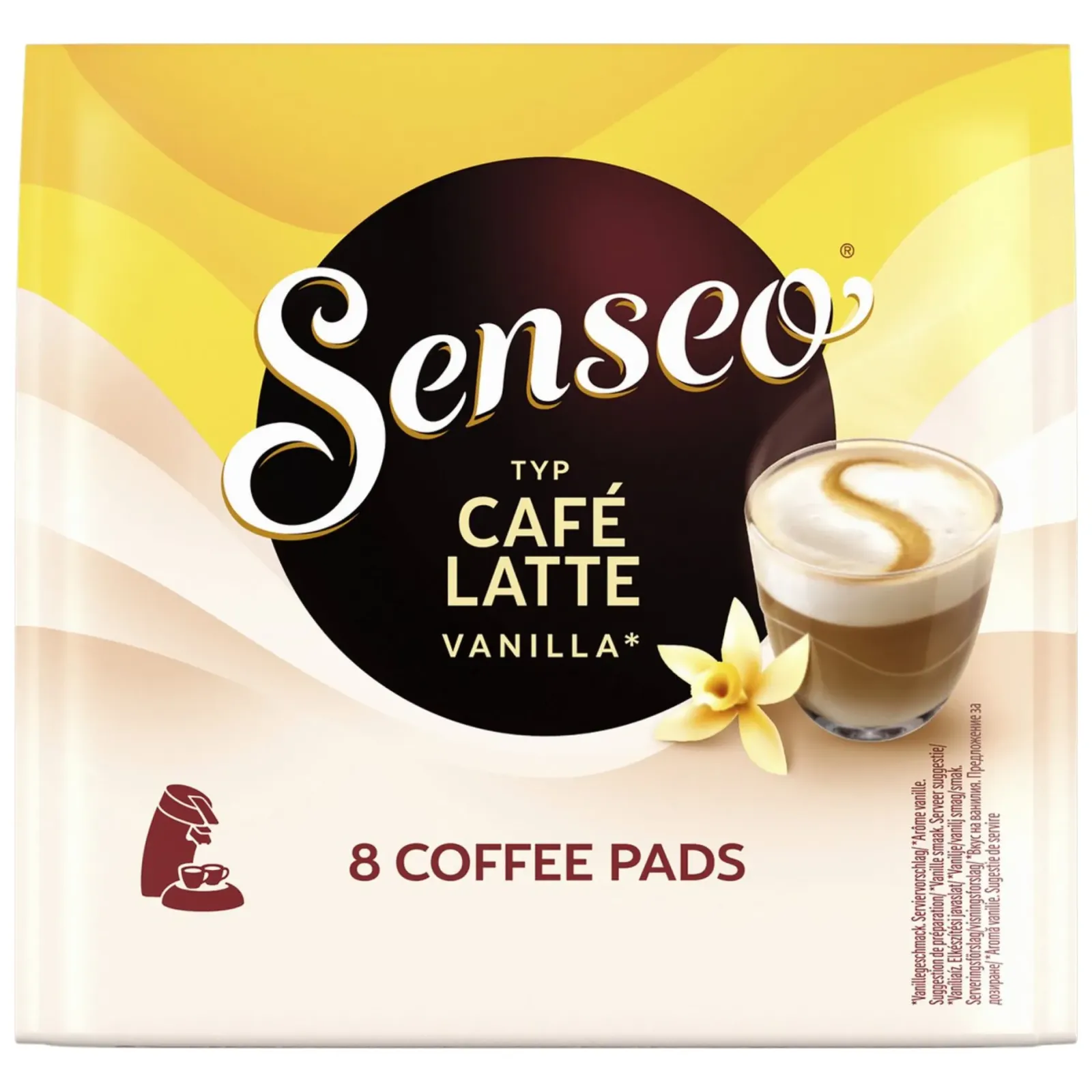 Senseo Cafe Latte Vanille (4x 8-pads) Hot