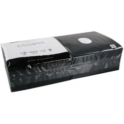 Merkloos Servet zwart 2 laags 33 cm 1/4 vouw (50 stuks) Clearance