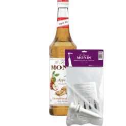 Monin Siroop Appeltaart (70 cl) + Siroop Pompje (10ml)