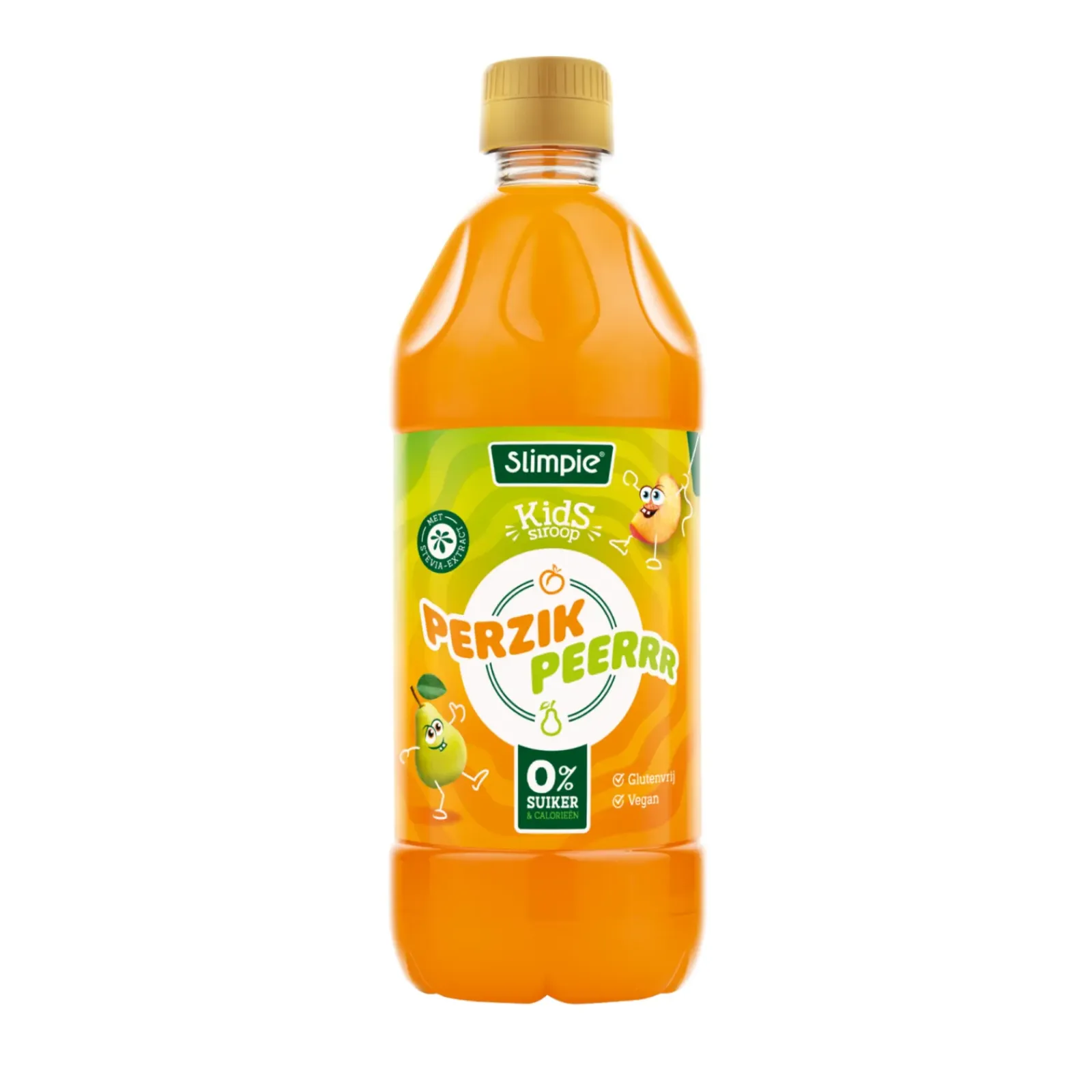 Slimpie Perzik Peer Kids Siroop Suikervrij (6×580 ml) Discount
