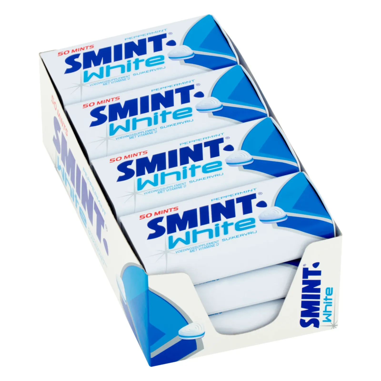 Smint White Peppermint Blikje (12x 35gr) Outlet