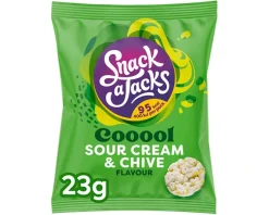 Snack a Jacks Sour Cream & Chive (8x 23gr) Clearance