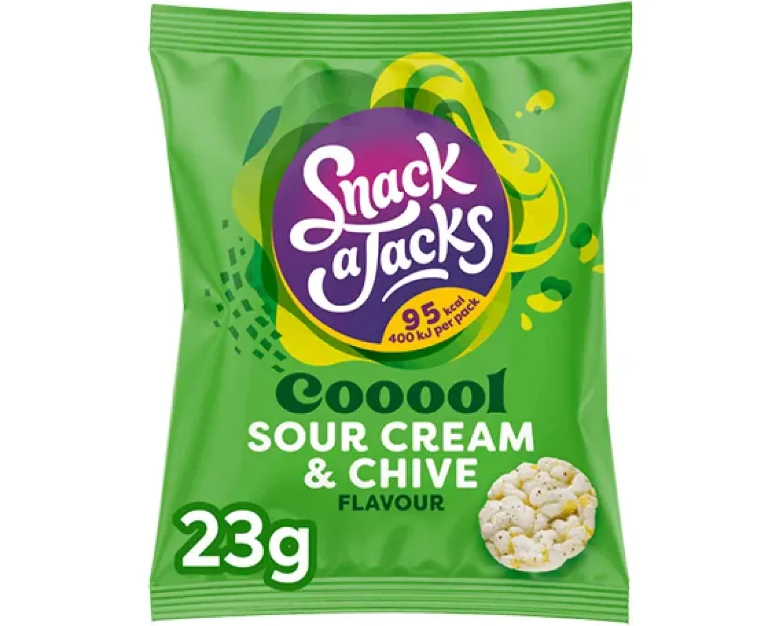 Snack a Jacks Sour Cream & Chive (8x 23gr) Clearance